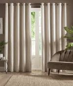 Bagged Pair of Ashley Wilde Pair of 229 x 183cm Fully Lined Eyelet Curtains RRP £35 (77713)(