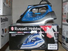 Lot to Contain 2 Boxed and Unboxed Steam Irons to Include a Power Steam Pro and an Impact Iron