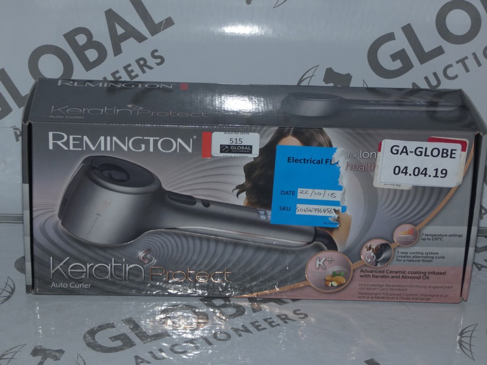 Boxed Pair of Remington Protect Auto Curlers RRP £60