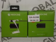 Lot to Contain 2 Xbox One Charger Kits Combined RRP £30