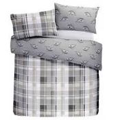 Hankins 150 thread Count Brushed Cotton Duvet Cover Set in Double RRP £20 (11167)
