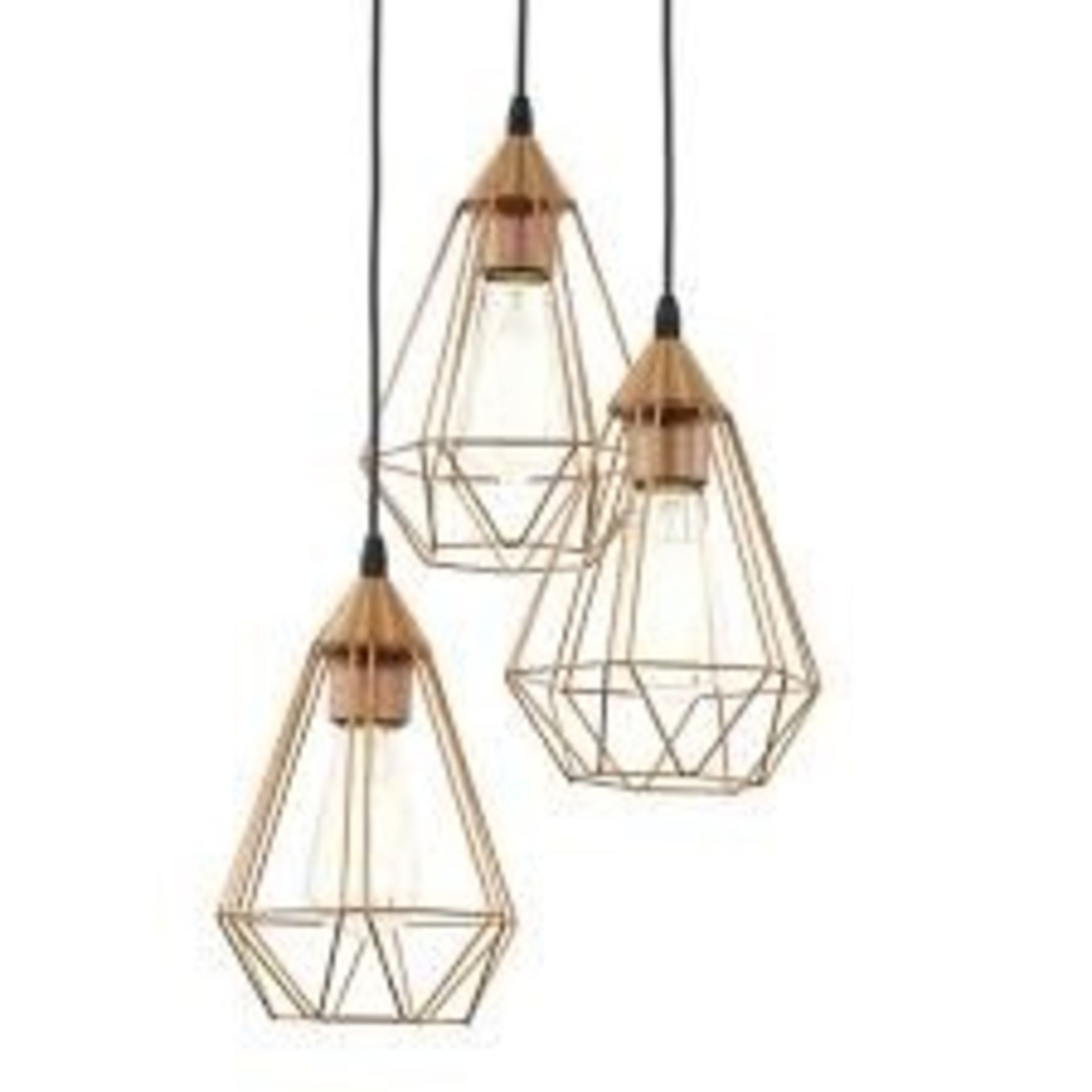Lot to Contain 2 Boxed Eglo Triple Bar Geometric Lights (10474)(EGF4804) Combined RRP £110