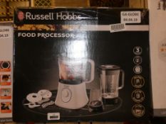 Boxed Russell Hobbs Compact Food Processor RRP £50