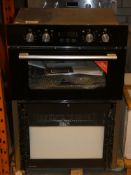 Lot to Contain 2 Stainless Steel and Black Glass Fan Assisted Single Electric Ovens (In Need of
