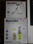 Lot to Contain 2 Assorted Items to Include a Breville Blend and Go Active Nutritional Sports