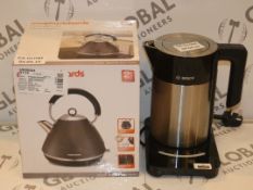 Lot to Contain 2 Boxed and Unboxed Cordless Jug Kettles to Include a Morphy Richards Accents 1.5L