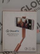 Lot to Contain 3 Cliquefie Selfie Sticks in Rose Gold RRP £40 Each