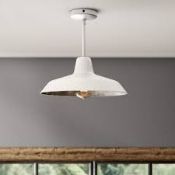 Boxed Bulb Attack Sinco Basic Single Light Ceiling Light Fitting (9125) (BBBA1039) RRP £75