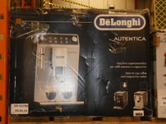 Boxed Delonghi Autentica Bean to Cup Capsule Coffee Maker RRP £300