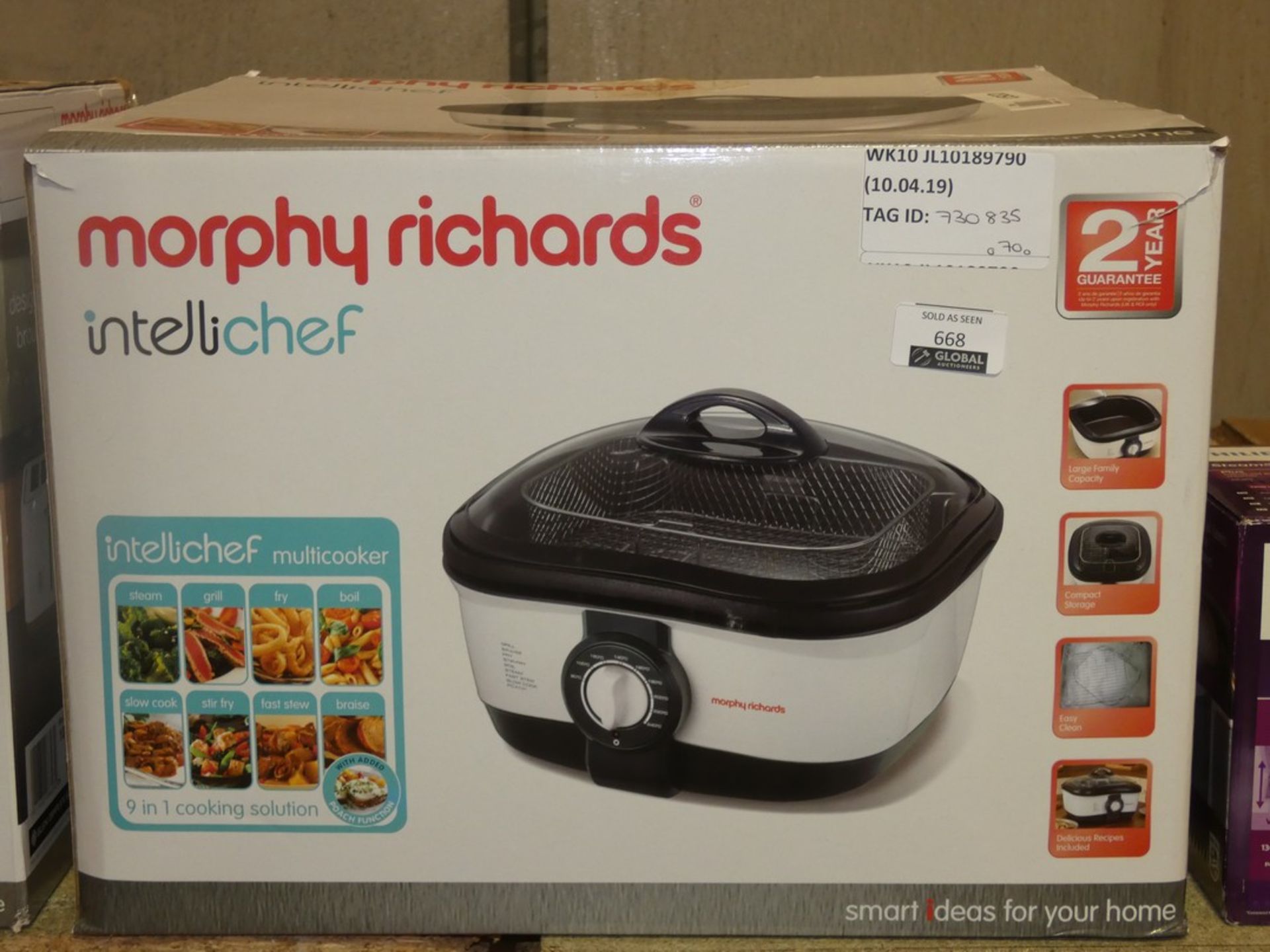 Boxed Morphy Richards Intelligent Food Cooker RRP £70 (730835)