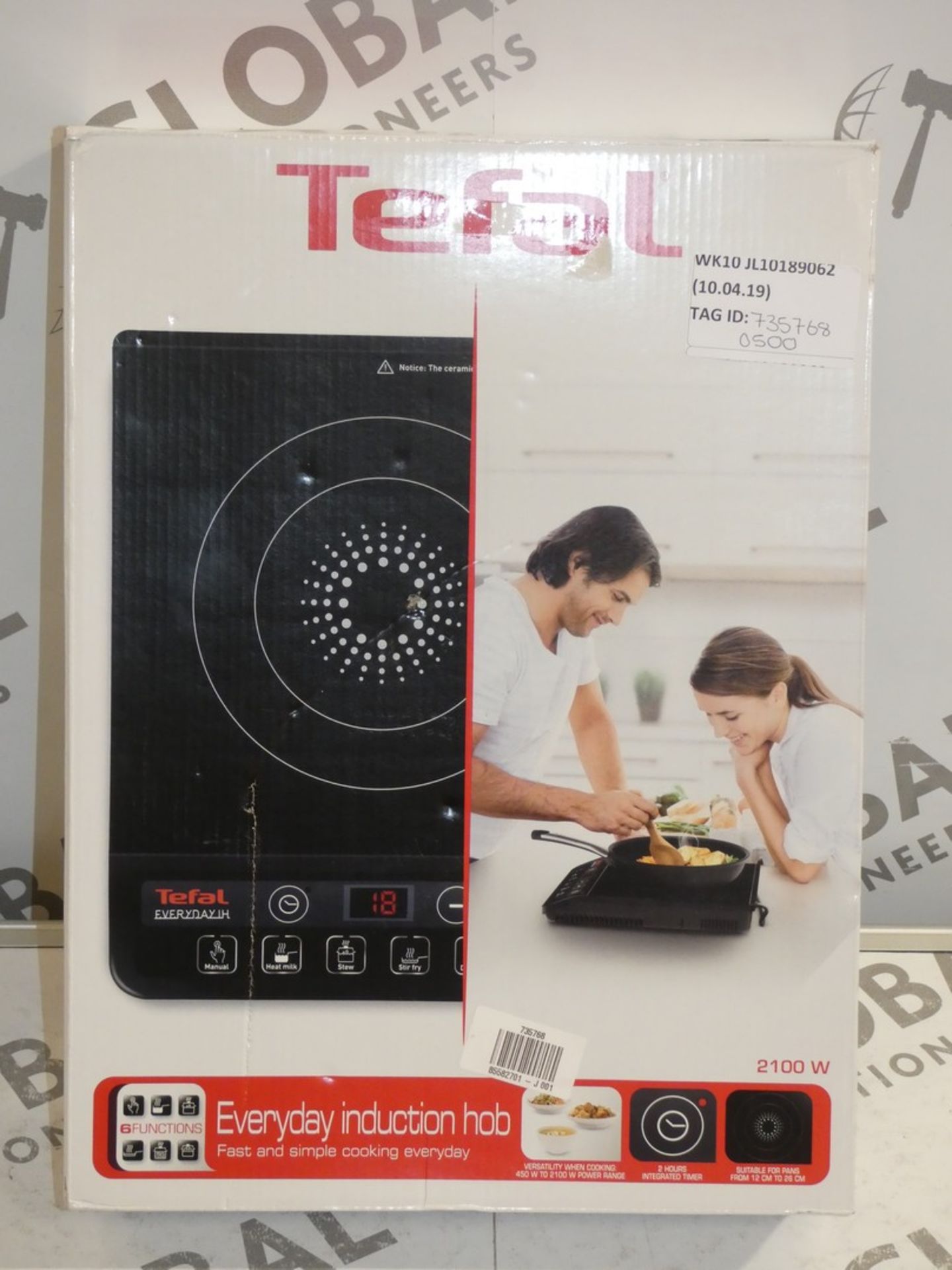 Boxed Tefal Everyday Single Induction Hob (735768) RRP £50