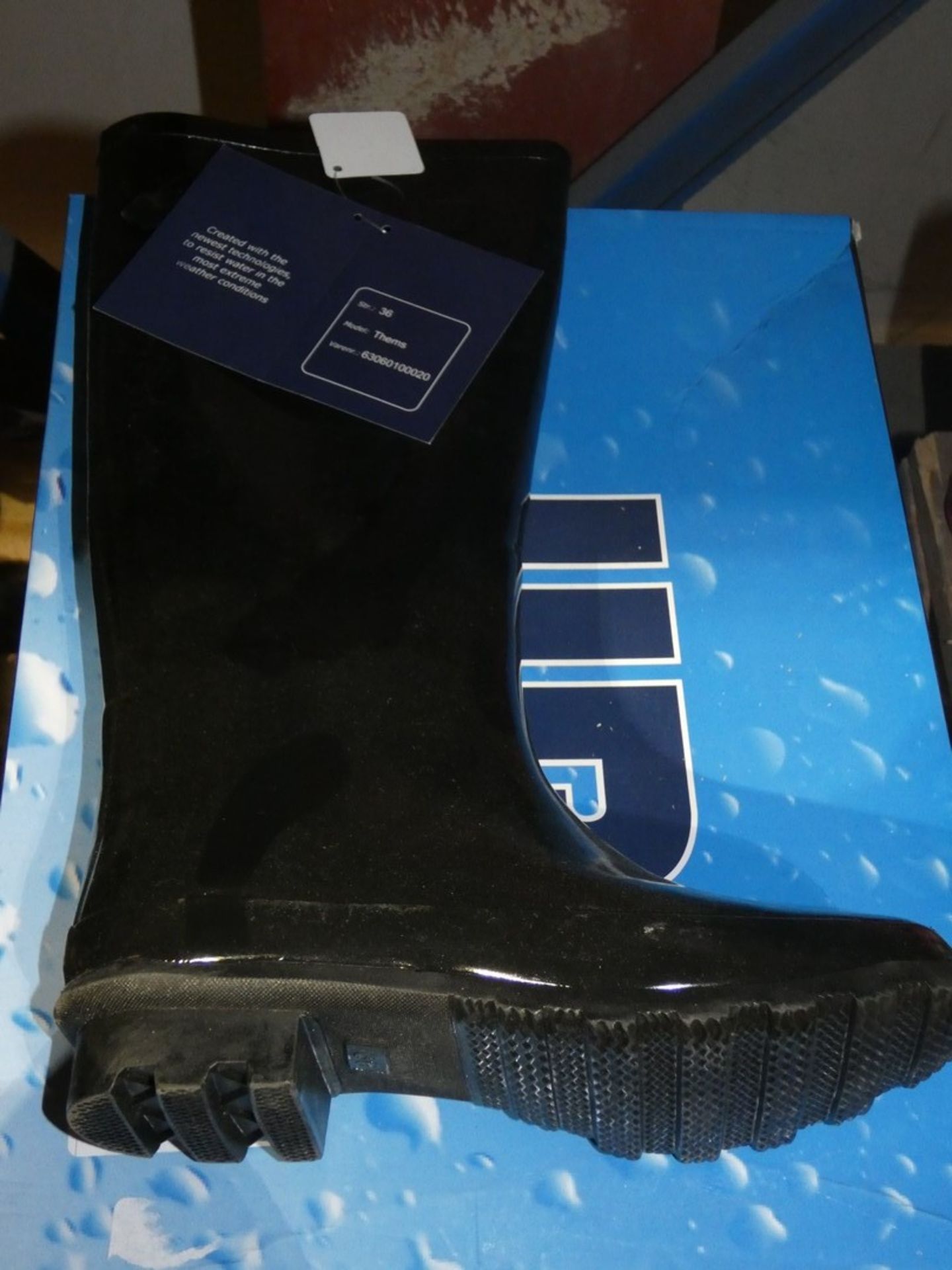 Boxed Brand New Pair of Size EU36 Waterbreaker Ladies Calf Rubber Wellington Boots RRP £25