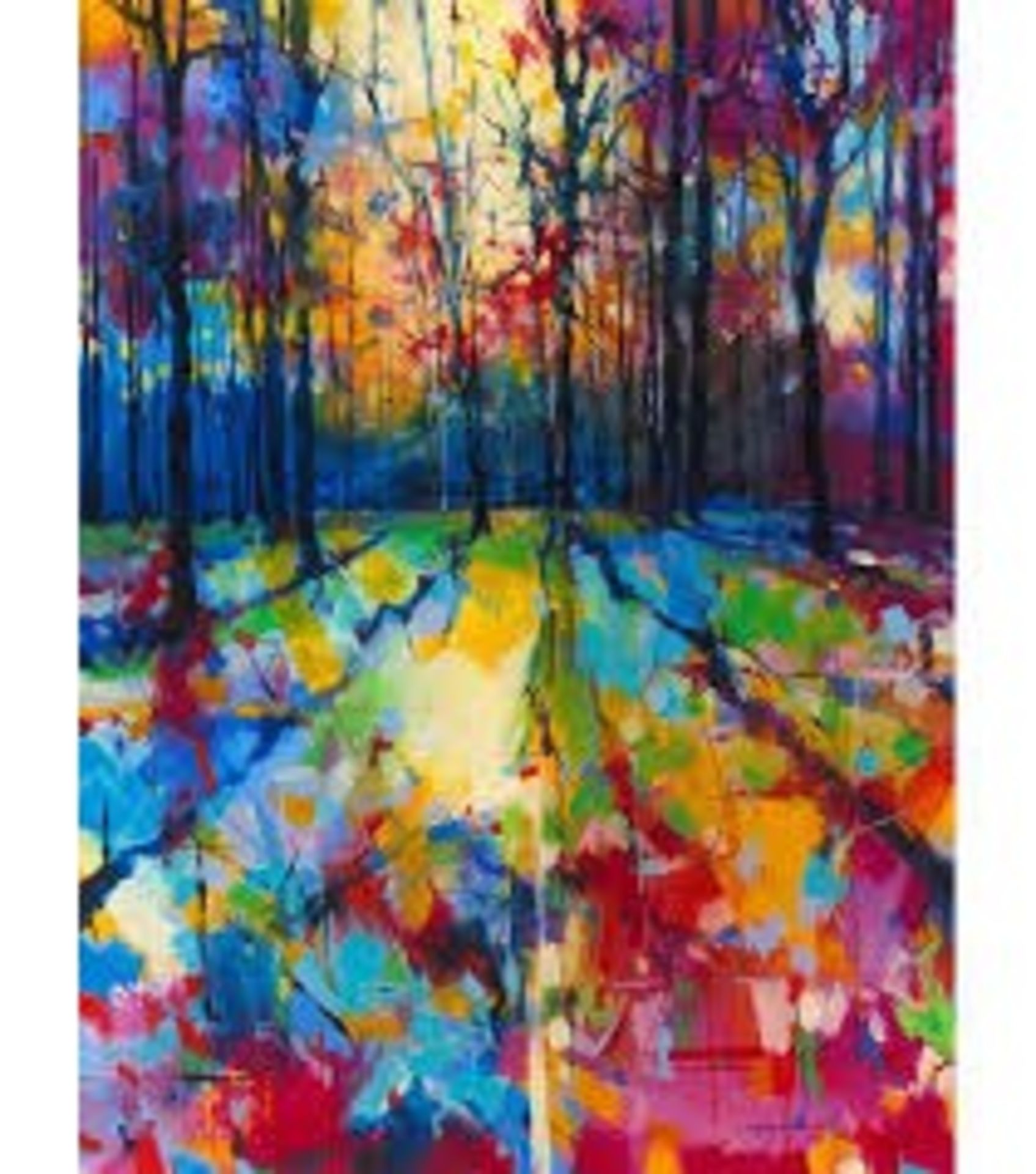 Boxed Mile End Woods By The Art Group Canvas Wall Art (11568)(APET1460) RRP £35