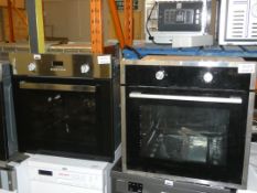 Lot to Contain 2 Assorted Black and Stainless Steel Electric Ovens