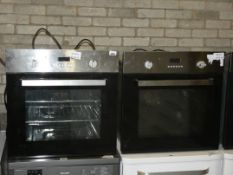Lot to Contain 2 Assorted Black and Stainless Steel Electric Ovens