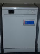 Sharp QW-F471W AA Rated Digital Display Under Counter Dishwasher in White
