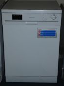 Sharp QW-F471W AA Rated Digital Display Under Counter Dishwasher in White