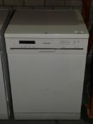 Sharp QW-G472W AA Rated Digital Display Dishwasher in White