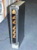 Slimline Stainless Steel Under Counter 7 Bottle Wine Cooler