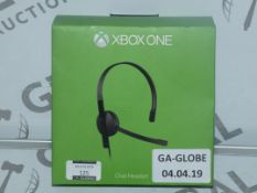 Lot to Contain 10 Boxed Xbox One Chat Headset Comb