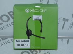Lot to Contain 10 Boxed XBOX One Chat Headsets Wit