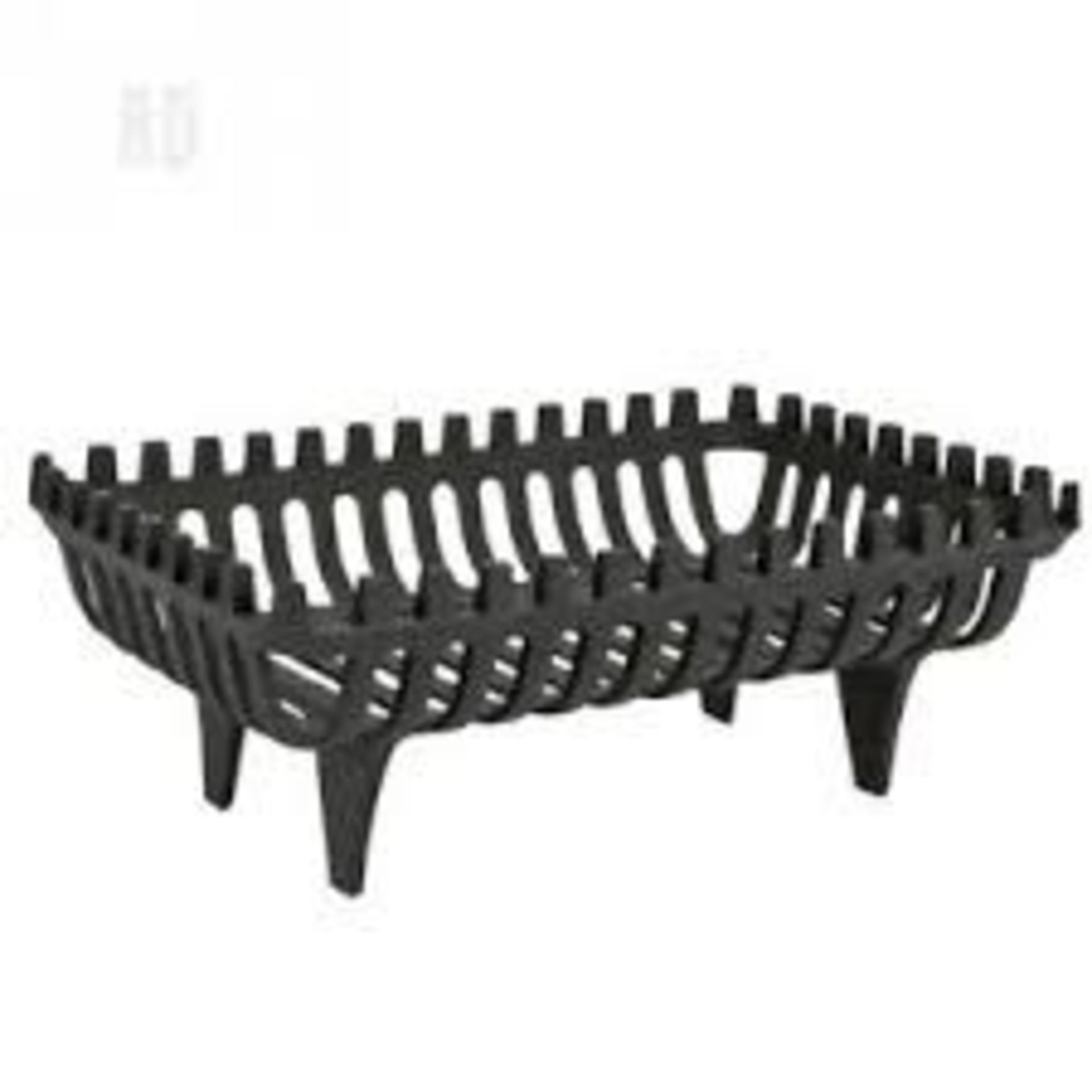 Boxed Black Cast Iron Log Basket (106011) (WLDH206