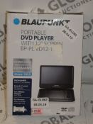 Lot to Contain 4 Boxed Blaupunkt Portable DVD Play