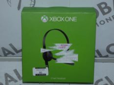 Lot to Contain 10 Boxed XBOX One Chat Headsets wit