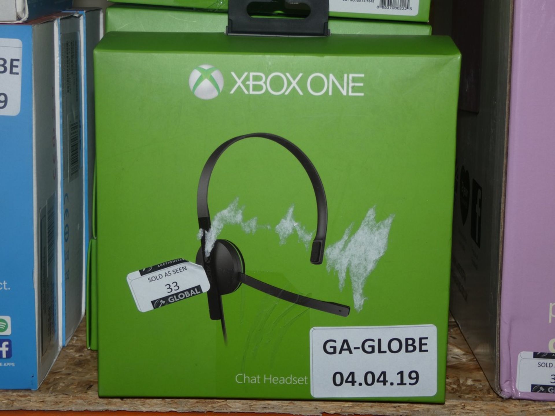 Lot to Contain 10 Boxed XBOX One Chat Computer Hea