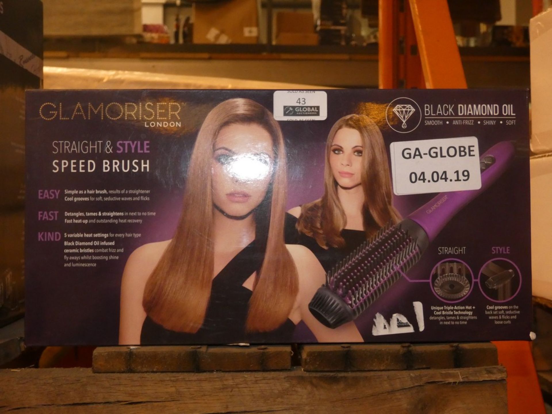 Boxed Glamoriser Straight and Style Speed Brush RRP £100