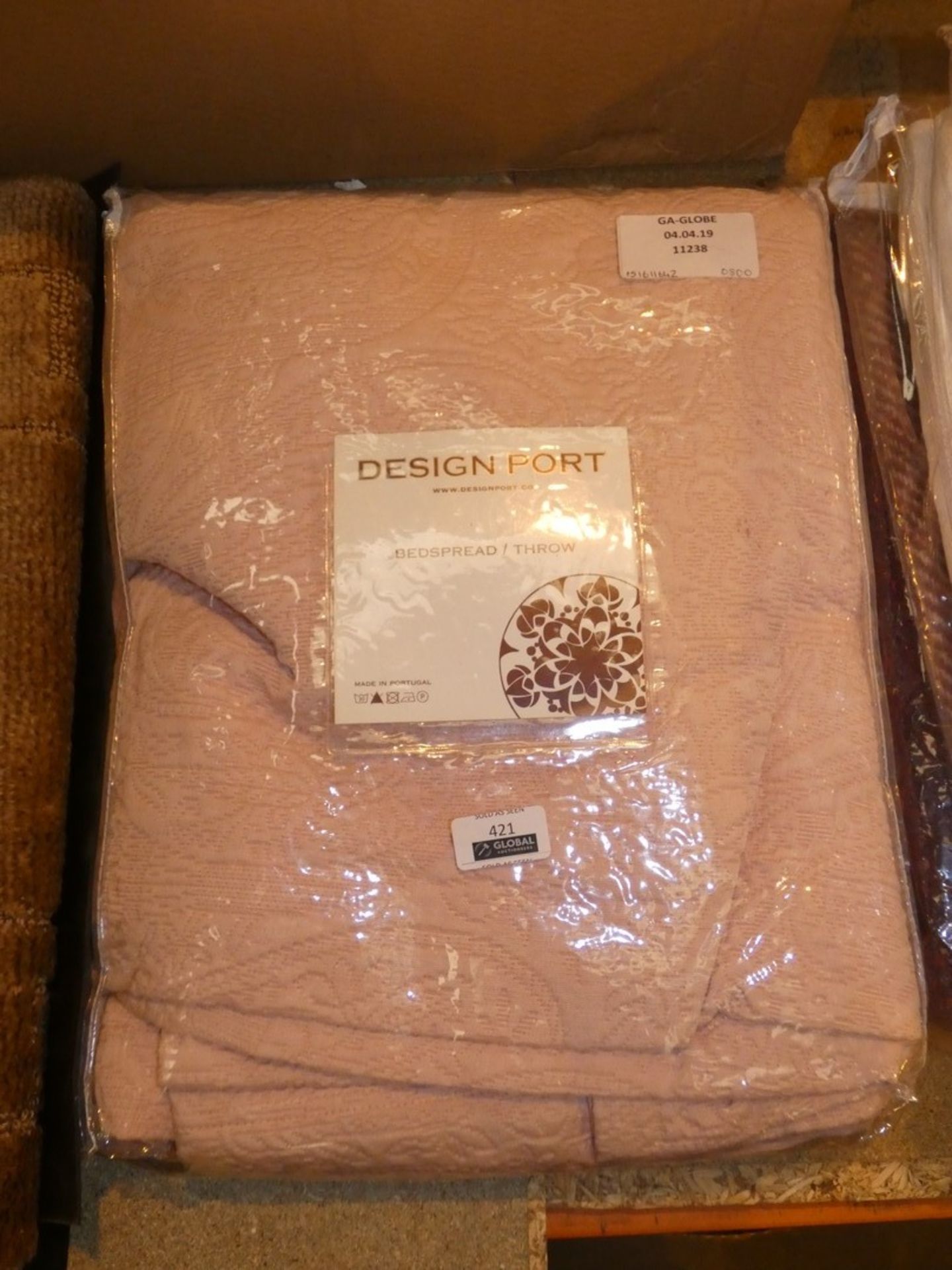 Designer Port Bedspread Throw (11238)(151611642) RRP £80