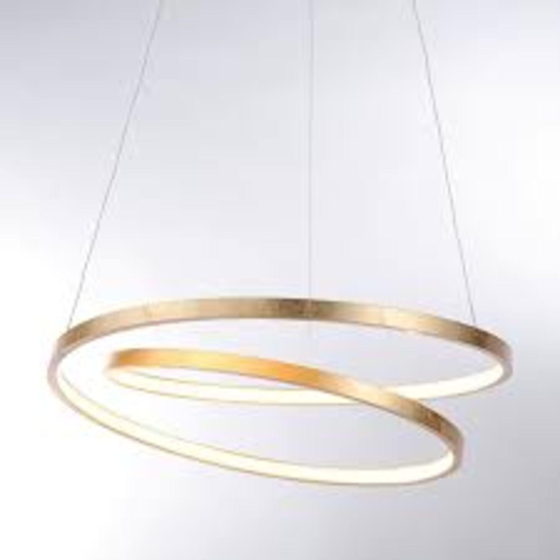 Boxed Paul Nuhouse Simply Dim Designer Ceiling Light Fitting in Gold (9993) RRP £290