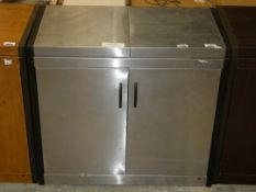 Hostess Hot Food Buffet Serving Trolley in Stainless Steel