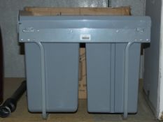 Boxed BMT Home Furniture 40L Pull Out Waste Bin (11301)(GCGT1054) RRP £55