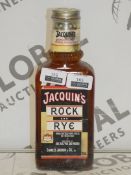 Bottles of Jacquines Rock and Rye 75cl Hand Bottled Whiskey with Fresh Fruit RRP £35 a Bottle