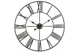 Boxed Over Sized Roman Numeral Wall Clock (11301)(HVO59062) RRP £50