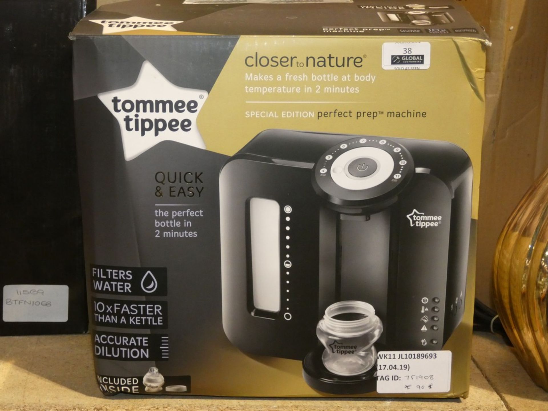 Boxed Tommee Tippee Closer to Nature Prefect Preparation Machine (751908) RRP £90