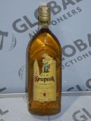 Bottles of Krupnik Polish Honey Liqueur RRP £30 a Bottle