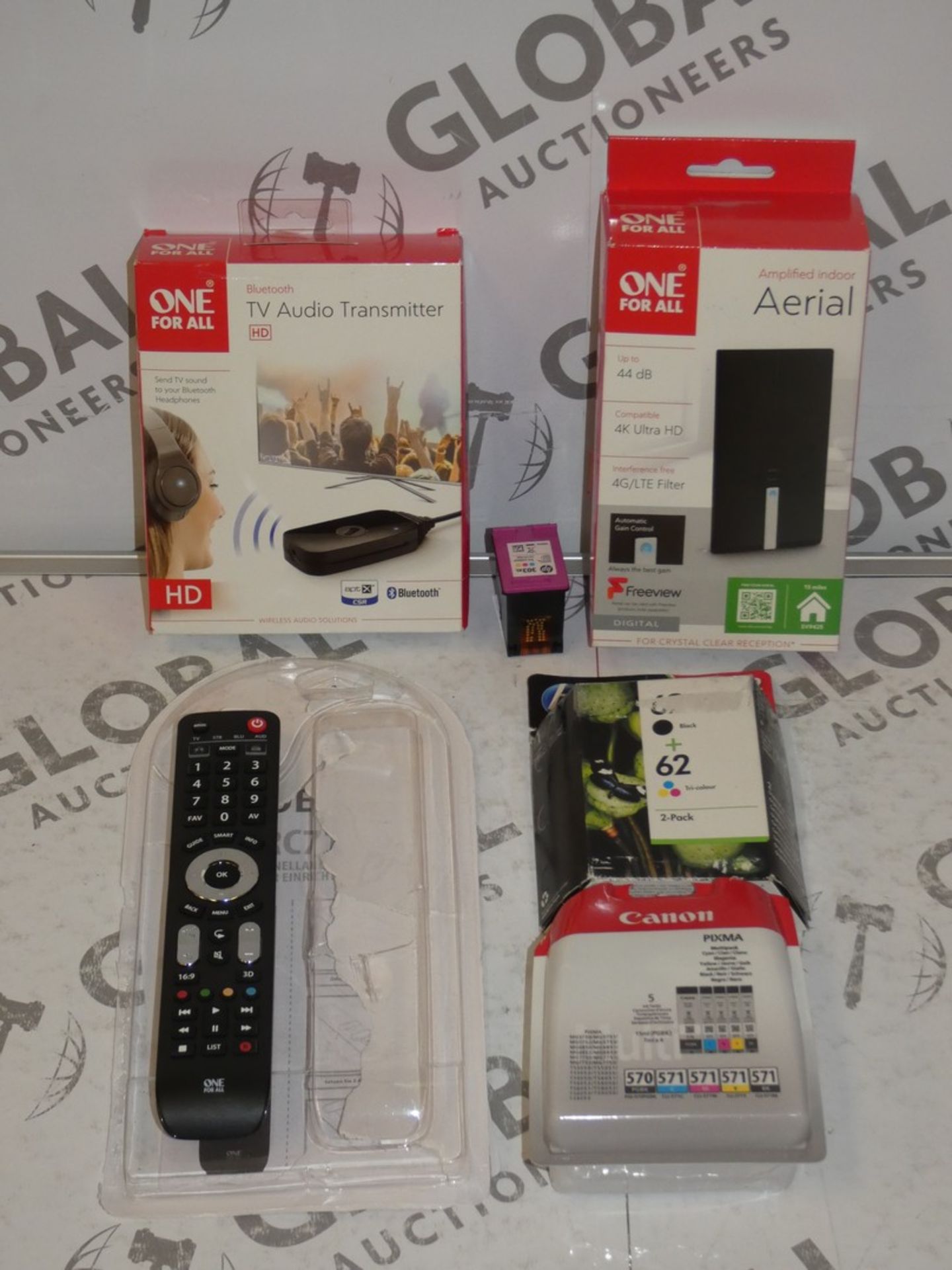 Assorted All In One Bluetooth Audio Transmitters, Canon Ink Cartridges, Microsoft Cordless