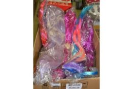 Box to Contain 27 Assorted Ladies Wigs in Assorted Colours and Lengths