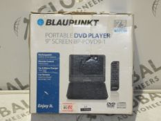 Boxed Blaupunkt 9 Inch Portable DVD Players RRP £35 Each