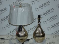 Boxed Safavieh 70cm Emma Table Lights (9325)(SFUH3621) Combined RRP £140