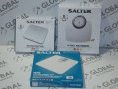Boxed Assorted Pairs of Salter Electronic Scales to Include Classic Scales Electronic Scales and