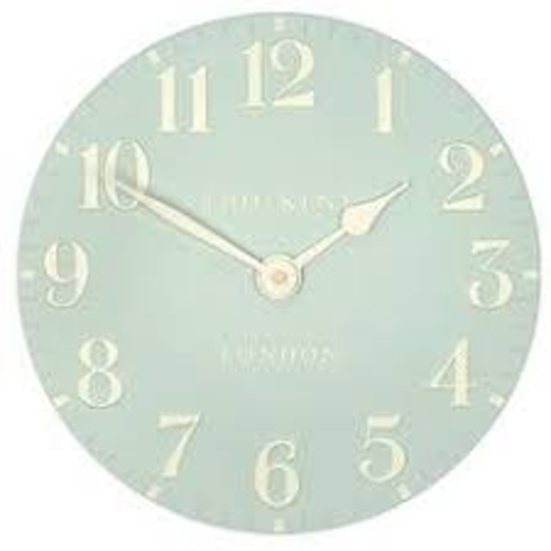 Boxed Thomas Kent Laura Grey Arabic Blue 12 Inch Wall Clocks (791702)(800824)(800851) Combined