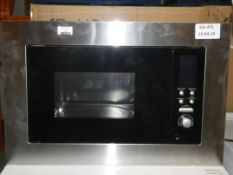Boxed Stainless Steel and Black Fully Integrated Digital Display Microwave