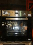 UBETFD602SS Stainless Steel and Black Fan Assisted Electric Oven