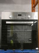 Stainless Steel and Black Fan Assisted Electric Oven