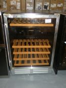 WINE60 Under Counter Freestanding Wine Cooler in Stainless Steel