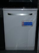 Sharp QW-DX41F47W Under Counter Dishwasher in Whit