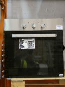 UBEFMM613 Fan Assisted Single Electric Oven in Black